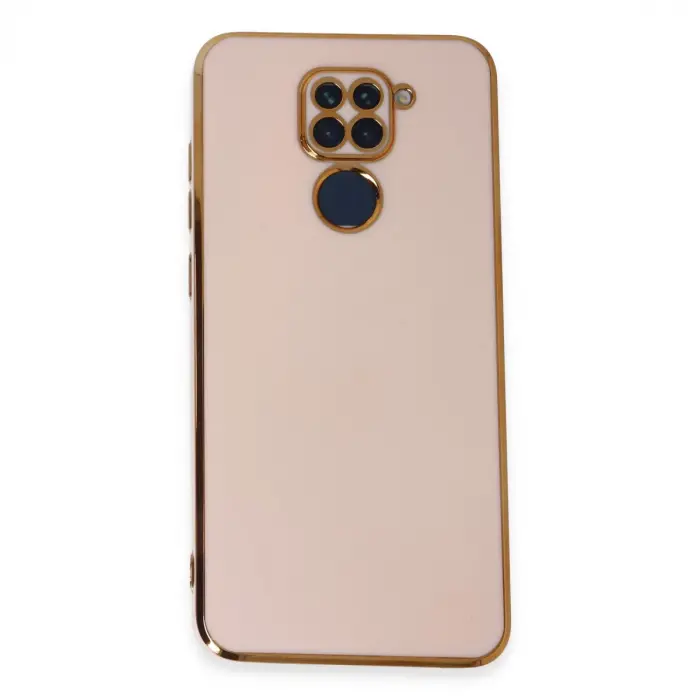 Xiaomi Redmi Note 9 Kılıf Volet Silikon - Pembe