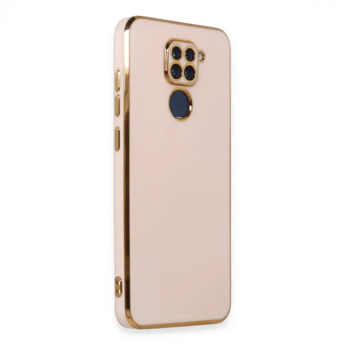 Xiaomi Redmi Note 9 Kılıf Volet Silikon - Pembe