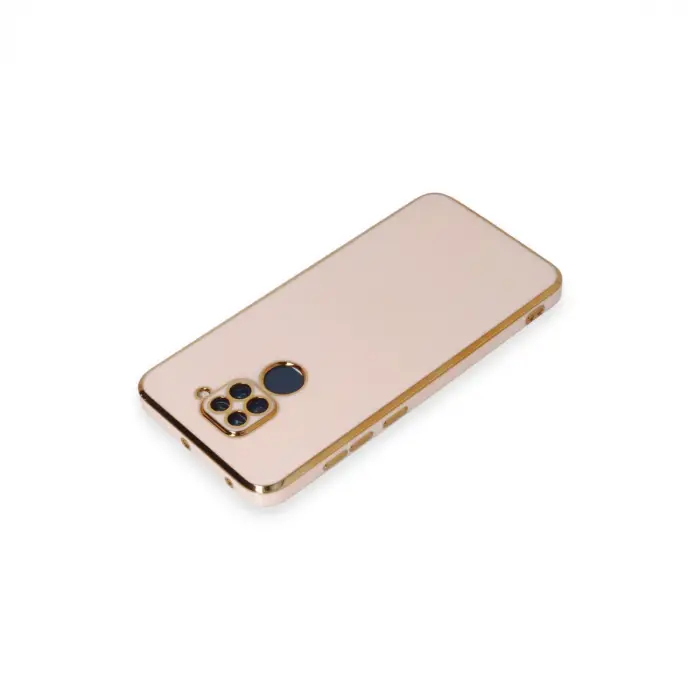 Xiaomi Redmi Note 9 Kılıf Volet Silikon - Pembe