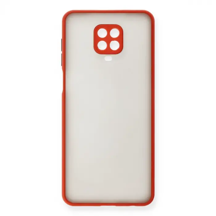 Xiaomi Redmi Note 9 Pro Kılıf Montreal Silikon Kapak - Kırmızı