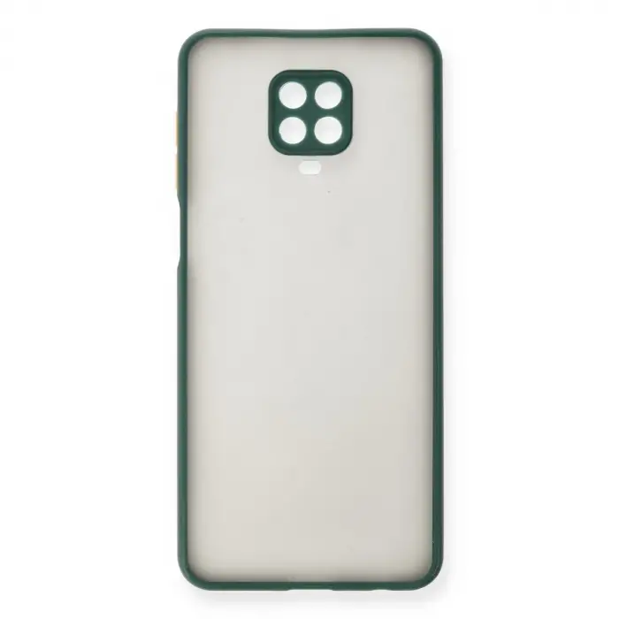 Xiaomi Redmi Note 9 Pro Kılıf Montreal Silikon Kapak - Yeşil