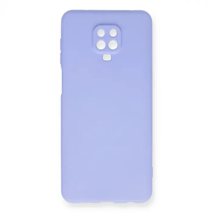 Xiaomi Redmi Note 9 Pro Kılıf Nano İçi Kadife Silikon - Lila