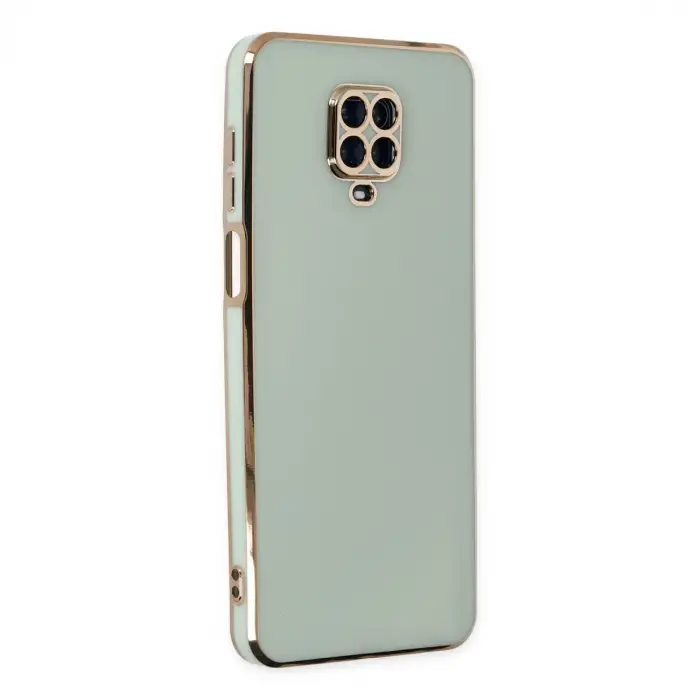 Xiaomi Redmi Note 9 Pro Kılıf Volet Silikon - Açık Yeşil