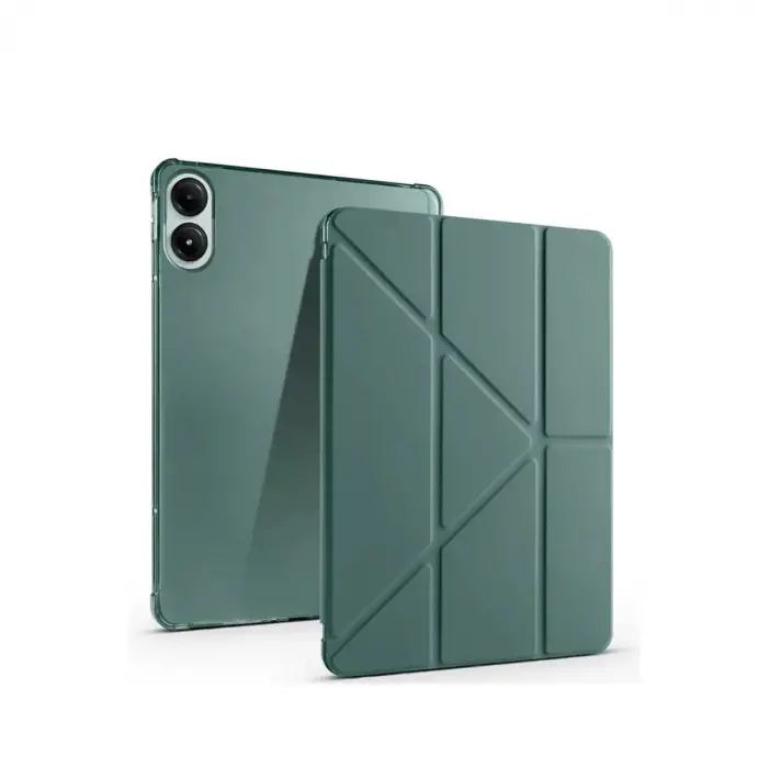 Xiaomi Redmi Pad Se 4g Kılıf Kalemlikli Mars Tablet Kılıfı - Koyu Yeşil