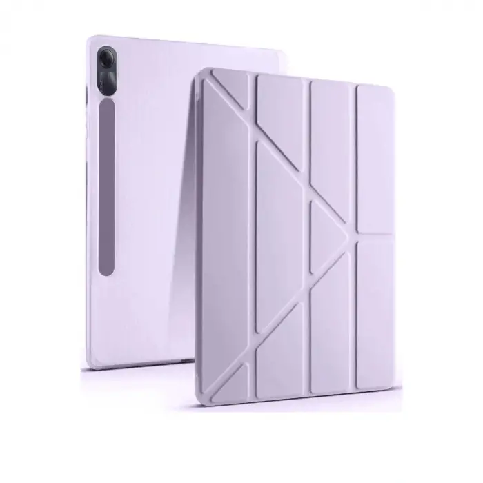 Xiaomi Redmi Pad Se Kılıf Kalemlikli Mars Tablet Kılıfı - Lila