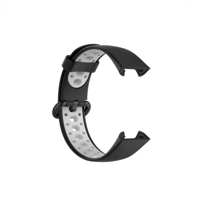 Xiaomi Redmi Watch 2 Spor Delikli Kordon - Siyah-gri