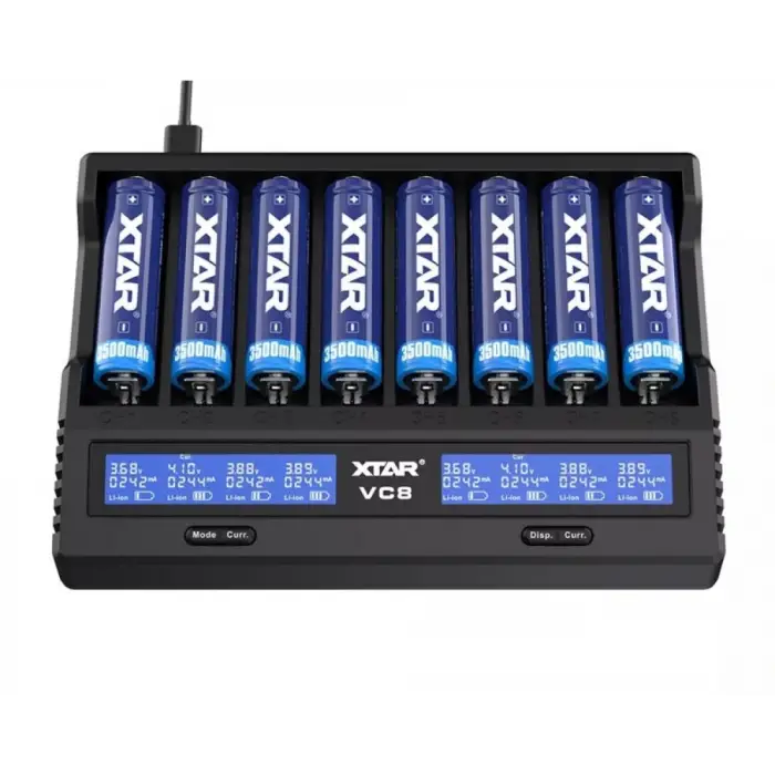 Xtar Vc8 Sekizli Li-ion / Nı-cd / Nı-mh Pil Şarj Cihazı