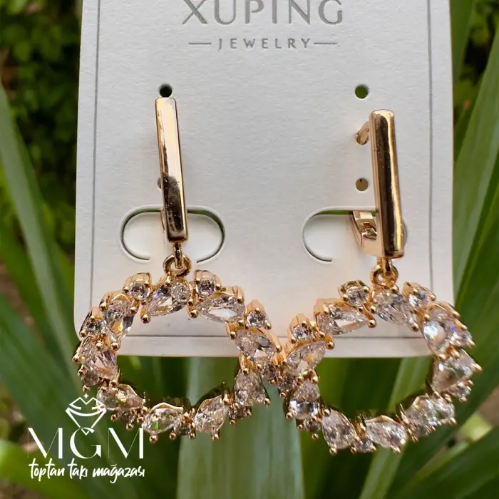 Xuping Taşlı Küpe