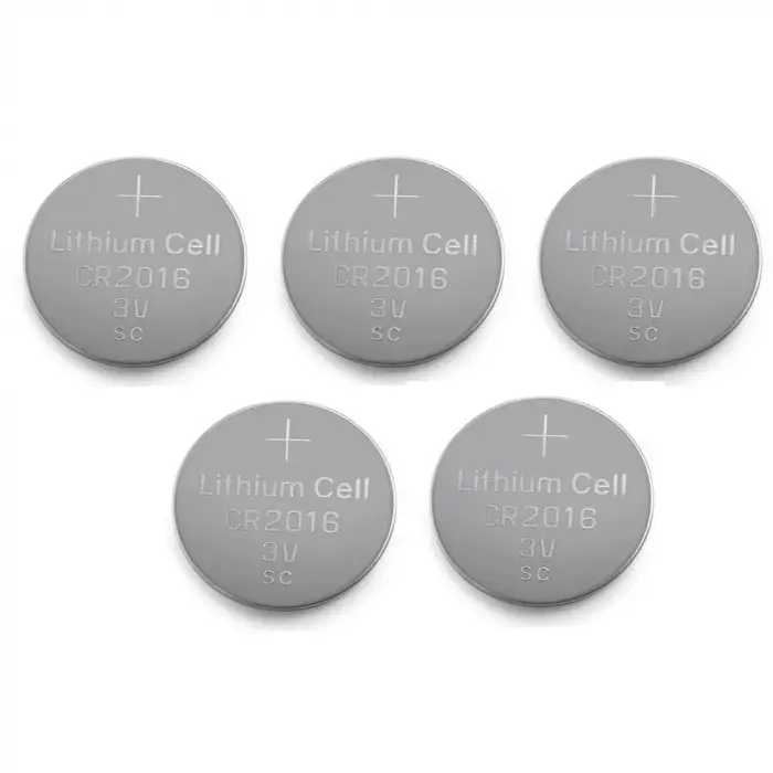 Yuma CR2016 Süper Lityum 3V 5’li Kart Düğme Pil