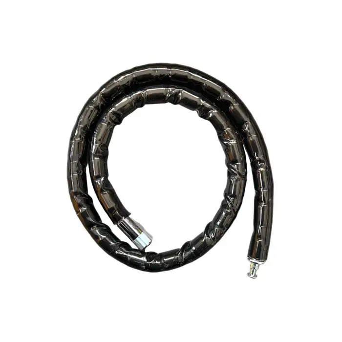 Yuma Ym-752 Motorsiklet Kilidi Anahtarlı Körüklü Siyah ( Boy : 120cm-çap : 22mm )