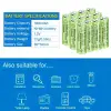 1800 Mah 1.2v Aa Ni-mh Şarj Edilebilir Pil 12 Adet
