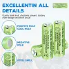 1800mah 1.2v Aa Ni-mh Şarj Edilebilir Pili 12 Adet