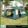 2 Odalı Büyük Çift Katman 3*3*2,1 Dayanıklı Kamp Çadırı