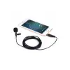 3.5mm Jak 1.5 Metre Double Mikrofon - Siyah
