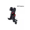 360° Derece Ayarlanabilen Gidon Bağlantılı Bisiklet Motosiklet İçin Abs 4-7.8″ İnç Telefon Tutucu