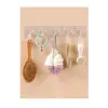 5li Kendinden Yapışkanlı Güçlü Şeffaf Askılık - Kapı Arkası Mutfak Duvar Banyo Askı