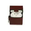 Airpods 2 (2.nesil) Deri Kılıf - Bordo