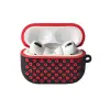 Airpods Pro 2 (2.nesil) Spor Delikli Kılıf - Siyah-kırmızı