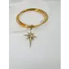 Zirkon Taşlı Pirinç Charmlar - Charm0004