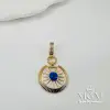 Zirkon Taşlı Pirinç Charmlar - Charm0010
