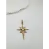 Zirkon Taşlı Pirinç Charmlar - Charm0004