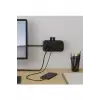 Akım Korumalı Priz 2 Usb + 2 Type-c Girişli 2 Metre Kablosu Anahtarlı Ve Duvara Monte Edilebilir
