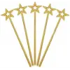 Altın Renk Yıldız Peri Asası Peri Değneği 34 Cm 1 Adet
