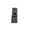 Antika Tarz Dekoratif Pirinç Dik Dövme Mobilya Kulbu - 90x31 Mm, Oksit