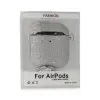 Apple Airpods 2 (2.nesil) Spell Simli Kılıf - Gümüş