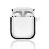 Apple Airpods 4 (4.nesil) Shiny Şeffaf Kılıf - Siyah