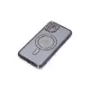 Apple İphone 11 Kılıf Joke Simli Magneticsafe Kılıf - Derin Mor