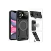 Apple İphone 11 Kılıf Joy Lens Standlı Kapak - Mor