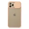 Apple İphone 11 Pro Kılıf Palm Buzlu Kamera Sürgülü Silikon - Pembe