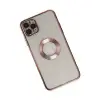 Apple İphone 11 Pro Kılıf Slot Silikon - Rose Gold