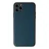 Apple İphone 11 Pro Max Kılıf Coco Deri Silikon Kapak - Mavi
