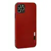 Apple İphone 11 Pro Max Kılıf Loop Deri Silikon - Kırmızı