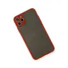 Apple İphone 11 Pro Max Kılıf Montreal Silikon Kapak - Kırmızı