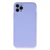 Apple İphone 11 Pro Max Kılıf Nano İçi Kadife Silikon - Lila