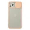 Apple İphone 11 Pro Max Kılıf Palm Buzlu Kamera Sürgülü Silikon - Pembe