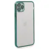 Apple İphone 11 Pro Max Kılıf Razer Lensli Silikon - Yeşil