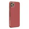 Apple İphone 11 Pro Max Kılıf Volet Silikon - Kırmızı