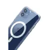 Apple İphone 12 Combo Sert Şeffaf Magsafe Kapak - Şeffaf