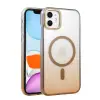 Apple İphone 12 Glossy Magsafe Kapak - Çöl Titanyum