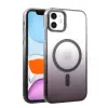 Apple İphone 12 Glossy Magsafe Kapak - Siyah