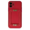 Apple İphone 12 Kılıf Coco Elit Kapak - Kırmızı