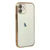 Apple İphone 12 Kılıf Razer Lensli Silikon - Gold