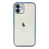 Apple İphone 12 Kılıf Razer Lensli Silikon - Lacivert