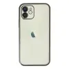 Apple İphone 12 Kılıf Razer Lensli Silikon - Siyah