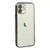 Apple İphone 12 Kılıf Razer Lensli Silikon - Siyah
