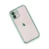 Apple İphone 12 Kılıf Razer Lensli Silikon - Yeşil